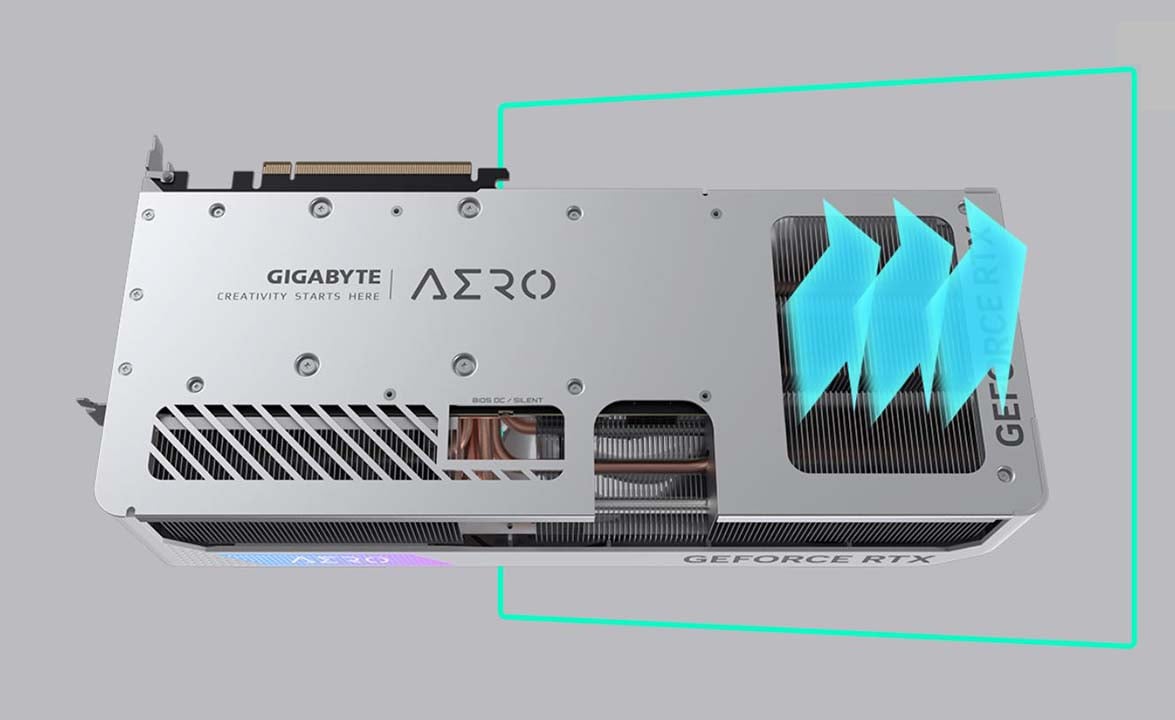 GIGABYTE GeForce RTX 4080 SUPER AERO OC 16G Graphics Card, 3x 